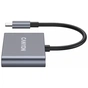 Концентратор Canyon hub DS-3 3in1 USB-C Dark Grey (CNS-TDS3) - уменьшенное изображение 4