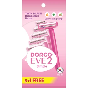 Бритва Dorco EVE 2 для жінок 2 леза 6 шт. (8801038599847) зображення 1
