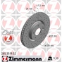 Гальмівний диск ZIMMERMANN 285.3519.52 - зменшене зображення 1