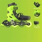 Роликові ковзани Neon Inline Green розмір 34-37 (NT08G4) - зменшене зображення 6