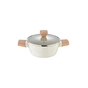 Каструля Bergner Naturally, з кришкою 20 см, 2.4 л (BG-34745-CR) - зменшене зображення 2