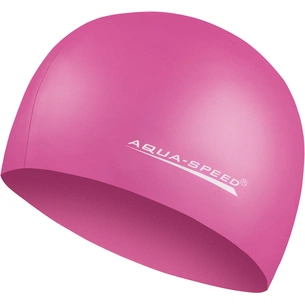 Шапка для плавання Aqua Speed Mega 100-27 темно-рожевий Уні OSFM (5908217635556) зображення 1
