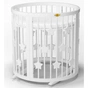 Ліжечко Ingvart SMART BED OVAL із зірочками білий (2359003) - зменшене зображення 2