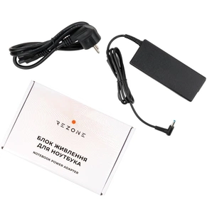 Блок живлення до ноутбуку Rezone HP 90W 18.5V 4.74A 4.5*3.0 (RZPSHP90184530) зображення 1