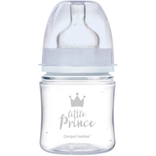 Пляшечка для годування Canpol babies Royal Baby з широким отвором 120 мл Синя (35/233_blu) зображення 1