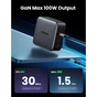 Зарядний пристрій Ugreen 4xUSB 100W GAN (USB-A+3*USB-C) Tech Fast Charger CD226 Grey (90575) - зменшене зображення 2