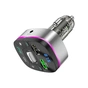 FM модулятор HOCO E71, Black/Silver, Box - зменшене зображення 3