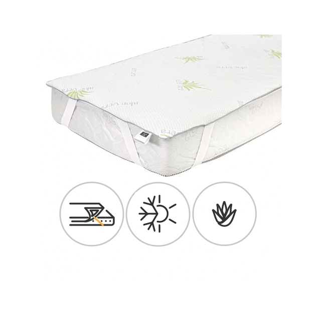 Наматрацник MirSon №1047 Alberto Тенцель (Modal) Seasons Aloe Vera 90х190 см (2200001508132) - зображення 1