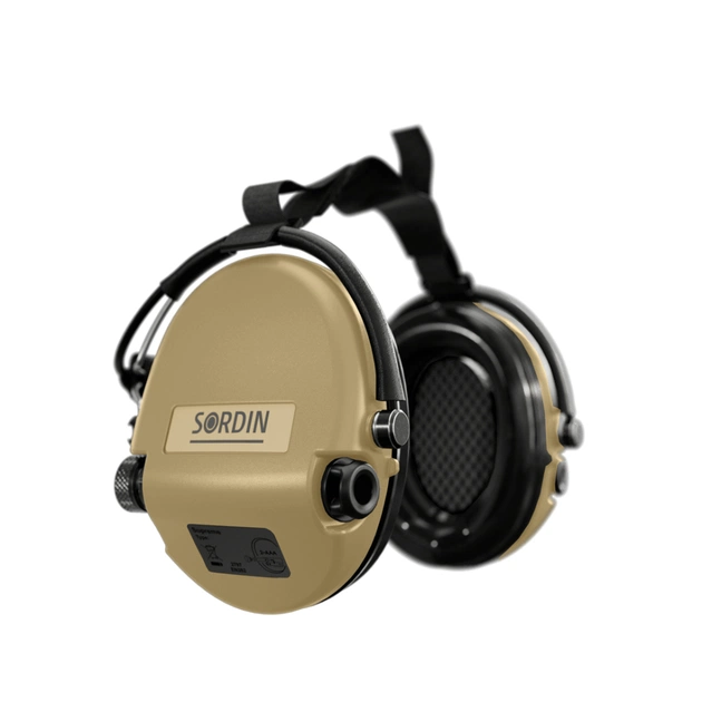 Тактичні навушники Sordin Supreme Mil AUX Neckband Sand (76308-05-S) - picture 3