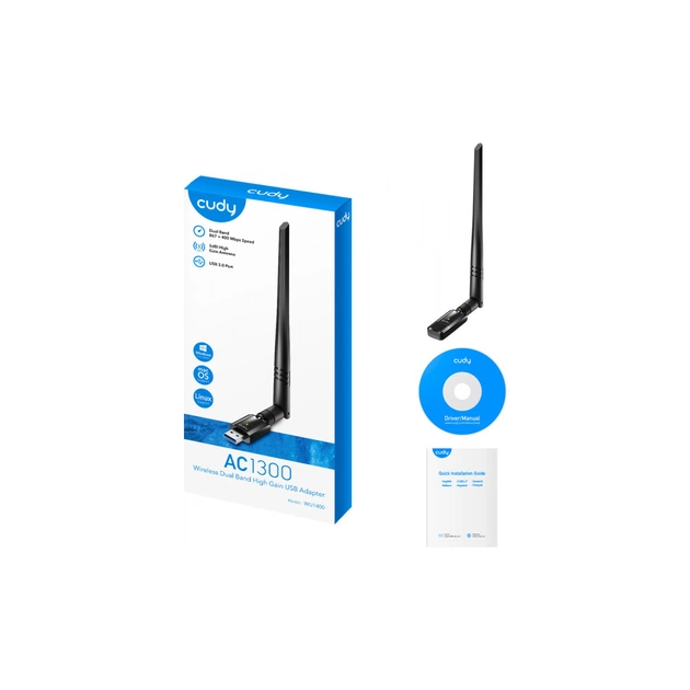 Мережева карта Wi-Fi Cudy WU1400 - picture 6