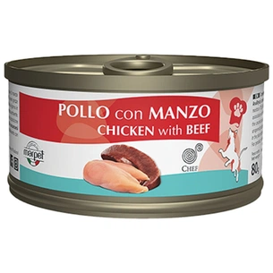 Консерви для котів Marpet Aequilibria Chef Курка з яловичиною 80 г (GN49/080) зображення 1