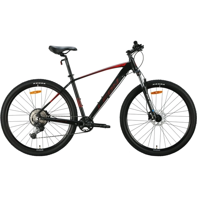 Велосипед Leon 29" TN-70 AM HDD рама-19" Al чорний з червоним 2024 (OPS-LN-29-180) - изображение 1