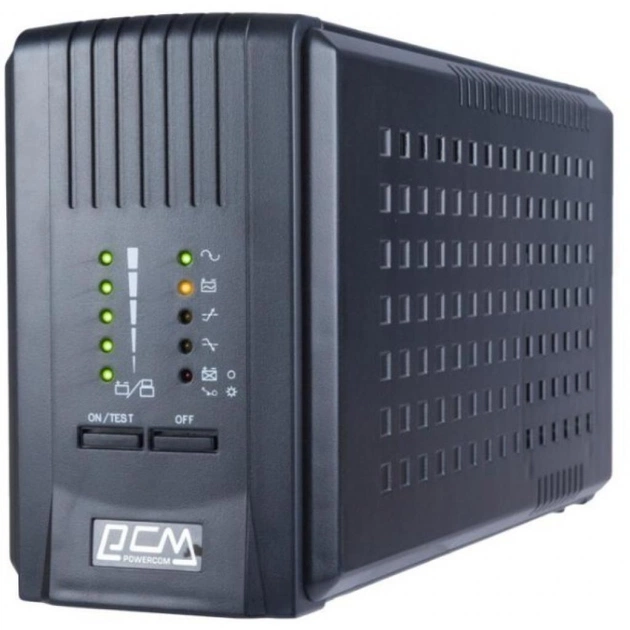 Пристрій безперебійного живлення Powercom SPT-700-II LED Powercom (SPT.700.II.LED) - зображення 1