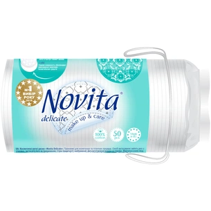 Ватні диски Novita Delicate 50 шт. (4744246013108) зображення 1