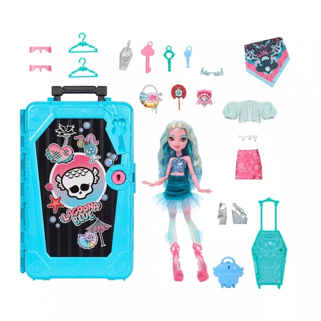 Лялька Monster High Набір-сюрприз Кошмарні канікули Жахо-секрети Лагуни (JDR51) - picture 6