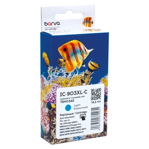 Картридж Barva HP 903XL (T6L87AE/T6M03AE) 825c, cyan (IC-903XL-C) зображення 1