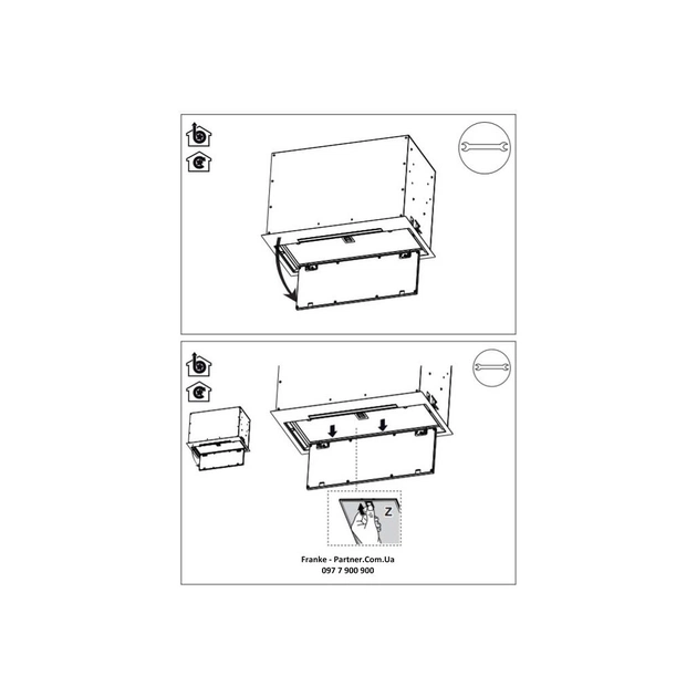 Витяжка кухонна Franke Box Flush EVO FBFE BK MATT A70 (305.0665.365) - picture 10