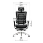 Офісне крісло GT Racer X-801L Light Gray (X-801L Light Gray (W17-1)) - зменшене зображення 10