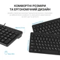 Клавіатура OfficePro SK276 USB Black - зменшене зображення 5