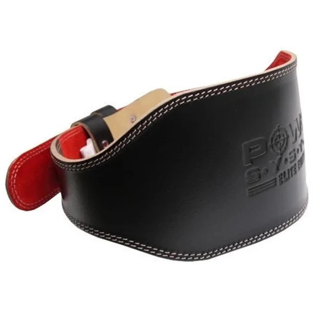 Атлетичний пояс Power System Elite PS-3030 Black/Red S (PS-3030_S_Black-Red) - зображення 1