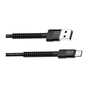 Дата кабель USB 2.0 AM to USB-C 1.0m 2.4А black ColorWay (CW-CBUC063-BK) - зменшене зображення 2
