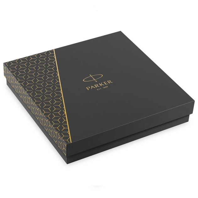 Ручка пір'яна Parker URBAN 17 Muted Black GT  FP F + блокнот Parker + подар.упаковка GIFT24 (30 011b24) - зображення 8