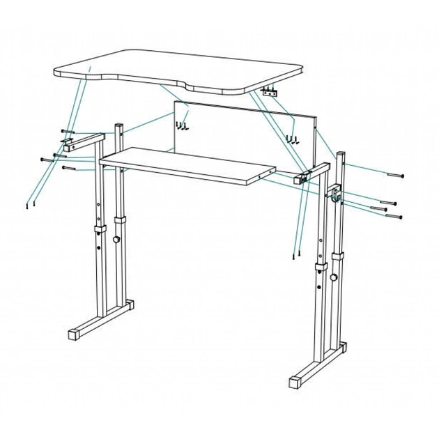 Парта зі стільцем Sector Ніжність трансформер (Ніжність) - picture 7