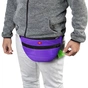 Поясна сумка-бананка для собак WAUDOG Family 33х17х10 см фіолетова (56899) - зменшене зображення 5