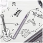 Ручка пір'яна Parker VECTOR 17 XL Metallic Silver Blue CT FP M (06 112) - зменшене зображення 6