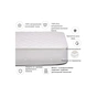 Наматрацник MirSon Natural Line Стандарт Silk Aloe Vera 979 140x190 см (2200000837639) - зменшене зображення 3