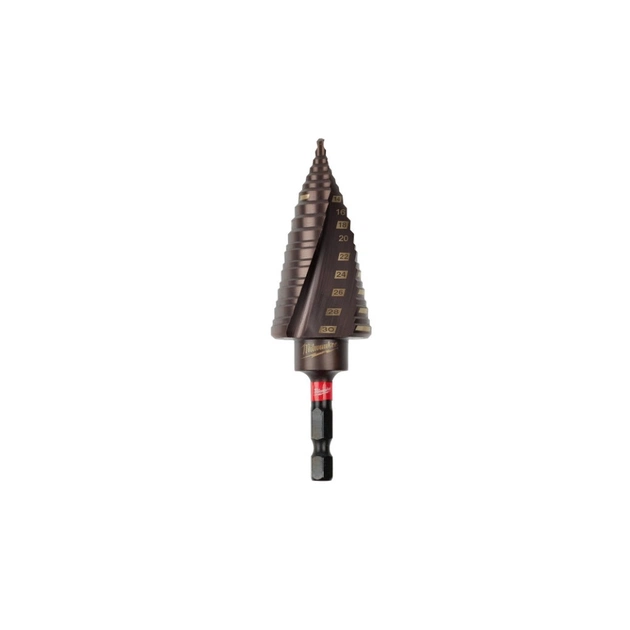 Сверло Milwaukee ступенчатое SHOCKWAVE Impact Duty, 4-30мм с шагом 3мм (48899265) - изображение 1