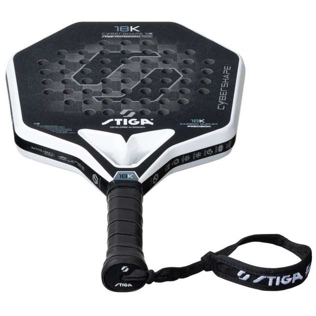 Ракетка для падел тенісу Stiga Racket Cybershape 18K (2202-1701-03) (931816) - зображення 4