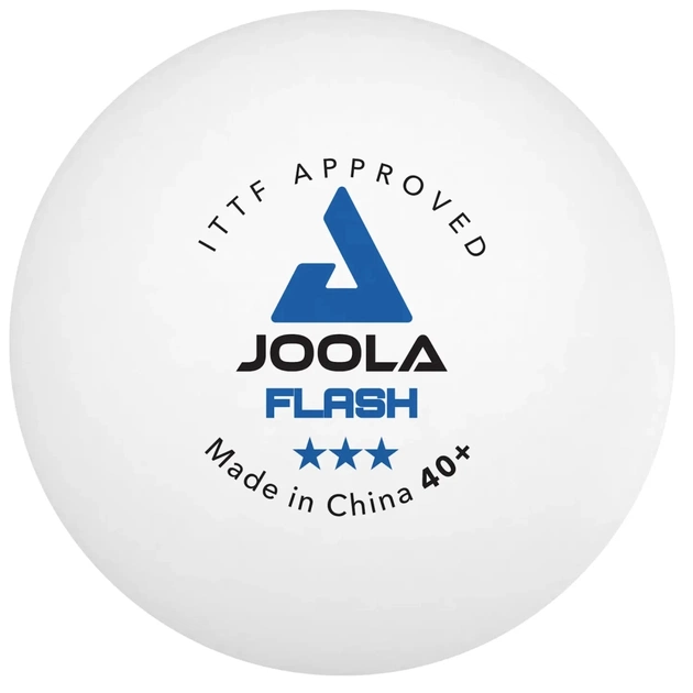 М'ячик для настільного теніса Joola Flash 40+ White 6 шт (40041) (930941) - picture 1