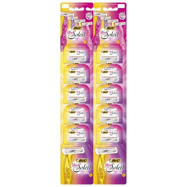 Бритва Bic Miss Soleil Colour Collection 10 шт. (3086123399464) - изображение 1