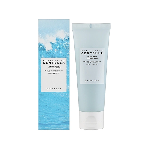 Маска для обличчя SKIN1004 Madagascar Centella Hyalu-Cica Sleeping Pack 100 мл (8809576260724) - picture 3
