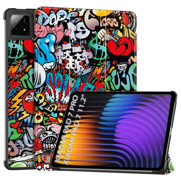 Чехол для планшета BeCover Smart Case Xiaomi Pad 7 / 7 Pro 11.2" Graffiti (712804) - изображение 1