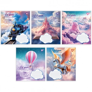 Зошит Yes Let your dreams 12 аркушів лінія (766947) зображення 1