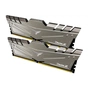 Модуль пам'яті для комп'ютера DDR4 16GB (2x8GB) 3200 MHz T-Force Dark Z Gray Team (TDZGD416G3200HC16CDC01) - зменшене зображення 3