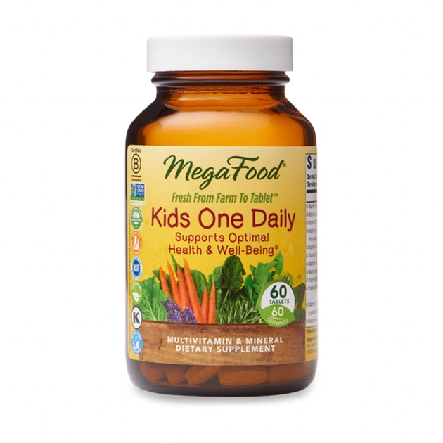 Мультивітамін MegaFood Дитячі щоденні вітаміни Kids One Daily, 60 таблеток (MGF-10180) - изображение 1