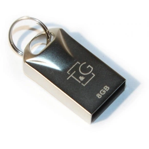 USB флеш накопичувач T&G 8GB 106 Metal Series Silve USB 2.0 (TG106-8G) зображення 1