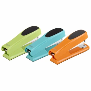 Степлер Comix пластиковий, 20 аркушів, скоби №24, 26, асорті (STAP-COM-B3027) зображення 1