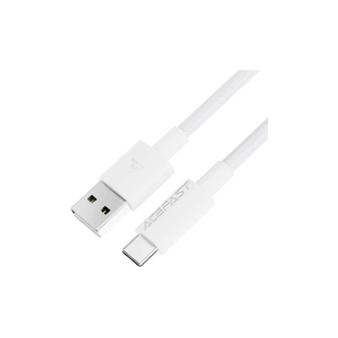 Дата кабель USB 2.0 AM to USB-C 1.2m 3A white Acefast (6974316284260) зображення 1