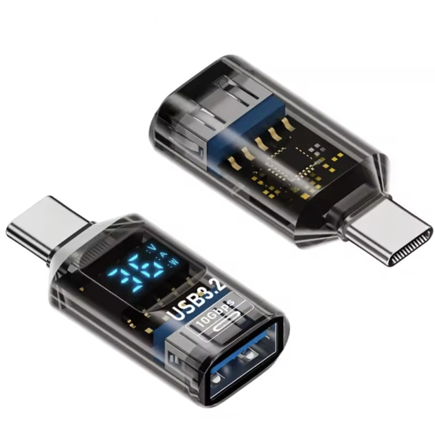 Переходник OTG USB 3.2 AF to USB-C M 10Gbps QC 36W with display XoKo (AC-322UTC) - изображение 1