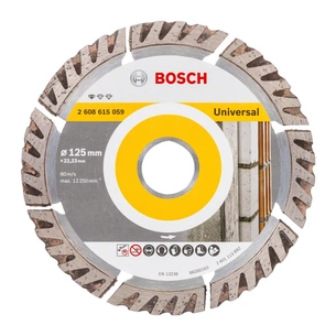 Диск пильний Bosch Standart for Universal 125-22.23, по бетону (2.608.615.059) зображення 1