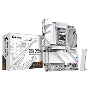 Материнская плата Gigabyte X870 Aorus Elite X3D Ice Socket AM5 изображение 1