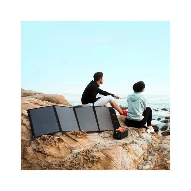Портативна сонячна панель Choetech SC008-V2-BK 120W (SC008-V2-BK) - picture 7
