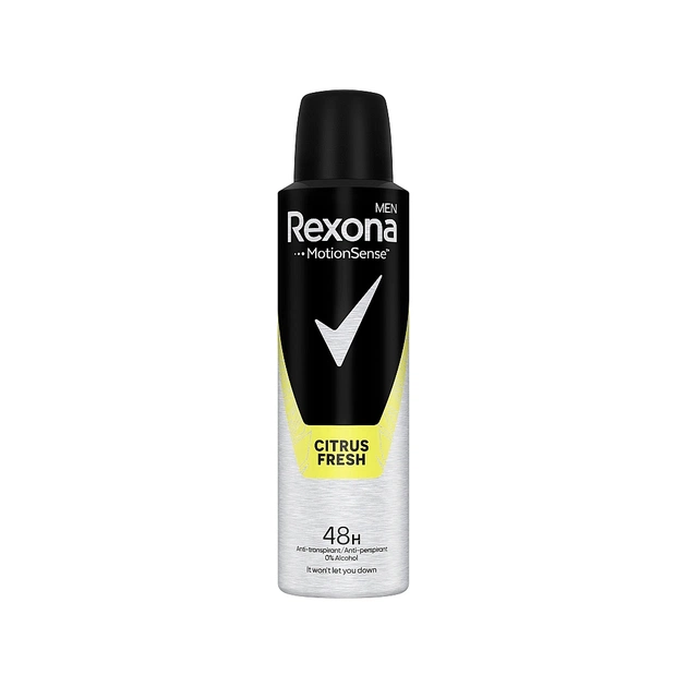 Антиперспирант Rexona Men Цитрус 150 мл (8710847904172/8720182990556/8710847864766) - изображение 1