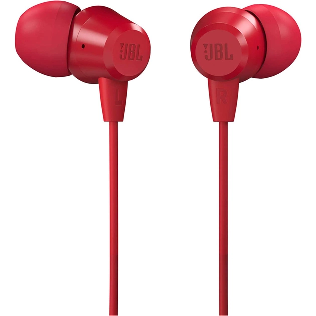 Навушники JBL C50 HI Red (JBLC50HIRED) - зображення 1