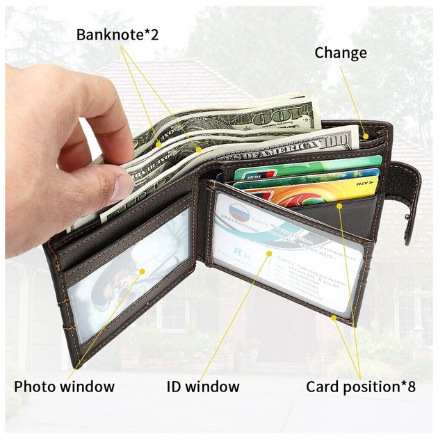 Гаманець Vintage Коричневий (20233) - изображение 12