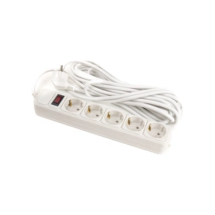 Мережевий фільтр живлення PowerPlant 7 м, 5 розеток, 3x1.5мм2, евростандарт (JY-1056/7) (PPSA10M70S5B) зображення 1